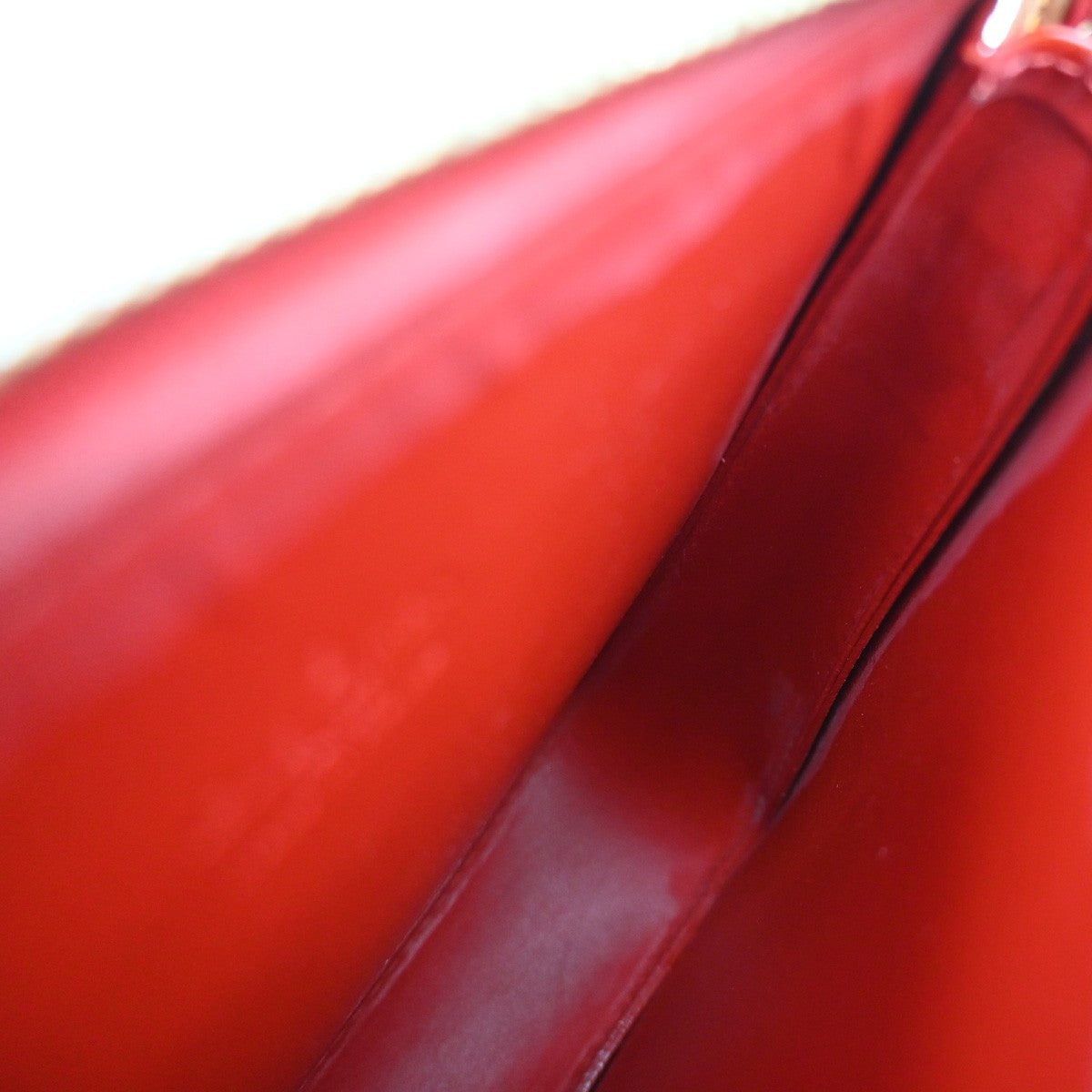 Louis Vuitton Mott Handbag Monogram Vernis, RED, PATENT_LEATHER, Clutche & pouche