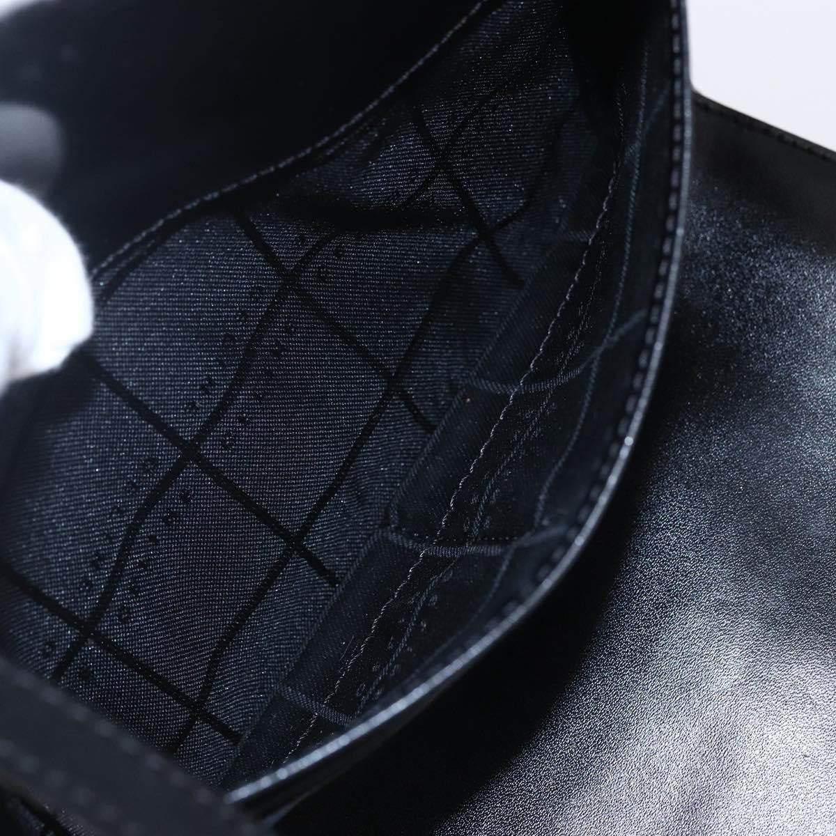 Celine Vintage Macadam Shoulder Bag Canvas, BLACK, CANVAS, Shoulder bag