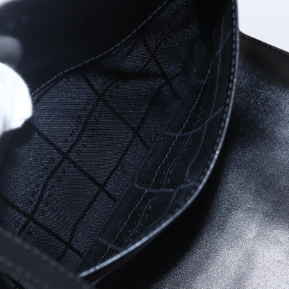 Celine Vintage Macadam Shoulder Bag Canvas, BLACK, CANVAS, Shoulder bag