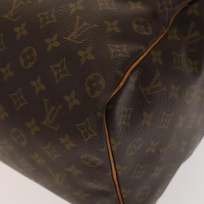 Louis Vuitton Keepall Bag Monogram Canvas, BROWN, CANVAS, Travel bag