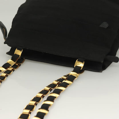 Salvatore Ferragamo Vala Shoulder Bag Canvas, BLACK, CANVAS, Shoulder bag