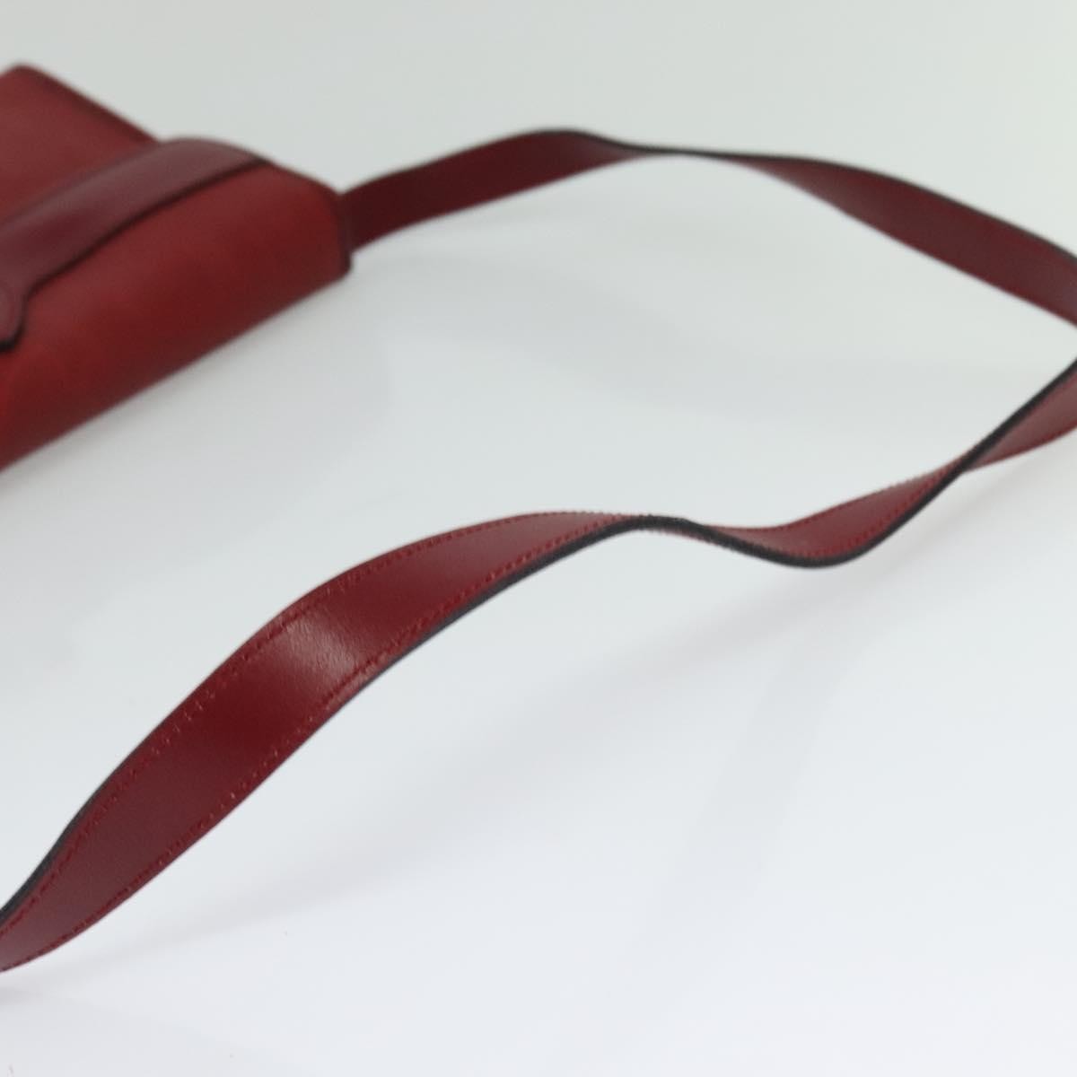 Christian Dior Vintage Trotter Shoulder Bag Canvas, RED, CANVAS, Shoulder bag