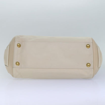 Salvatore Ferragamo Gancini Shoulder Bag Leather, BEIGE, LEATHER, Shoulder bag