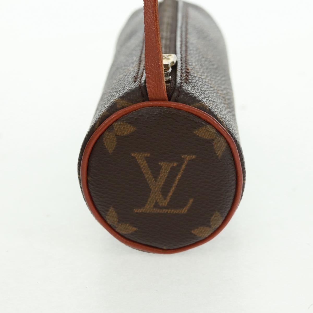 Louis Vuitton Papillon Pochette Monogram Canvas, BROWN, CANVAS, Clutche & pouche