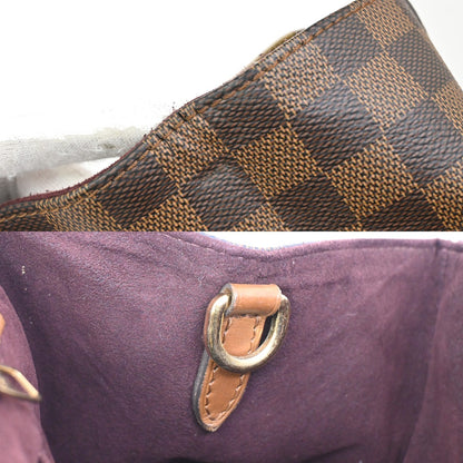 Louis Vuitton Greenwich Bag Damier, BROWN, CANVAS, Bag