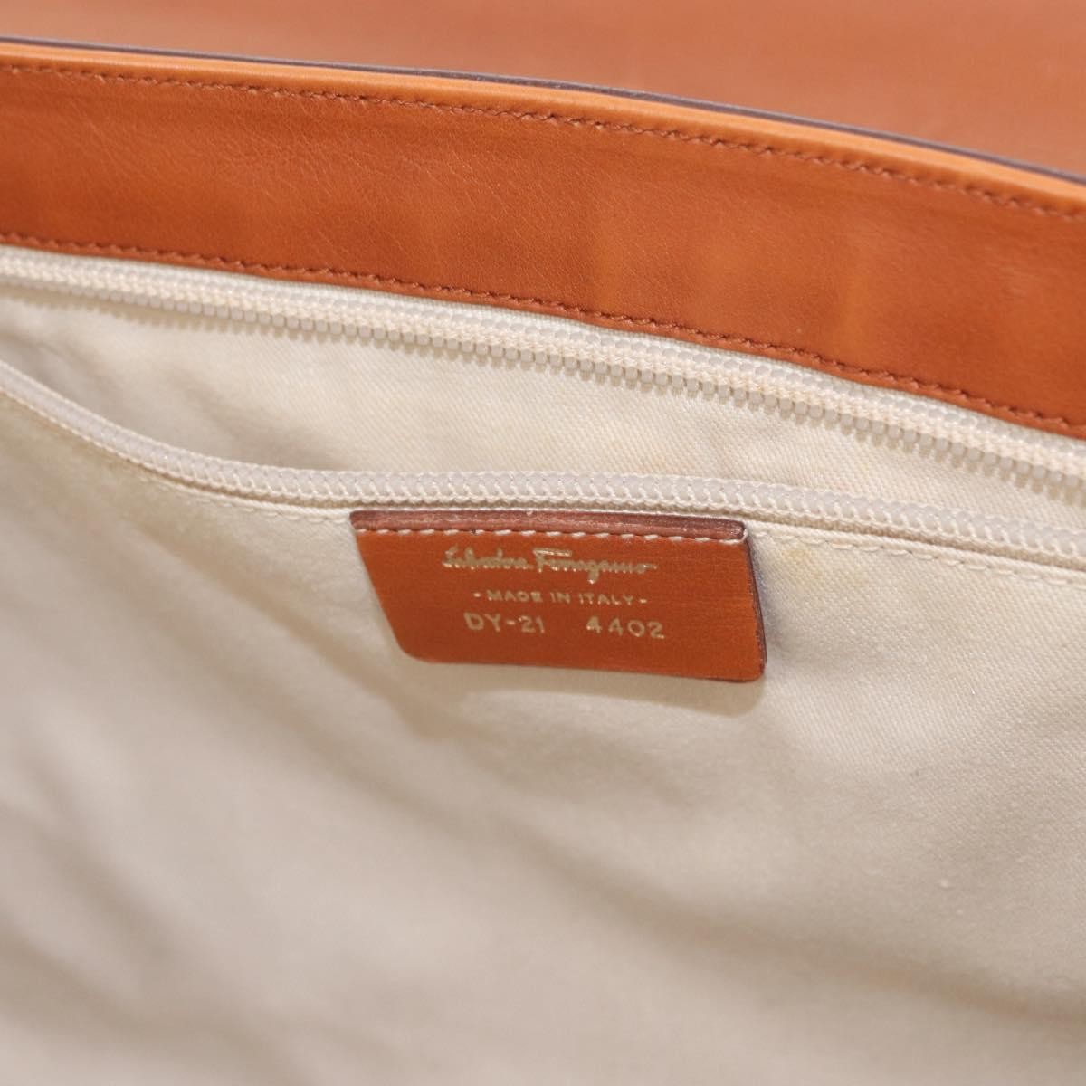 Salvatore Ferragamo Virna Satchel Leather, BROWN, LEATHER, Shoulder bag