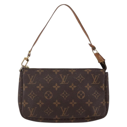 Louis Vuitton Pochette Accessoires NM Monogram Canvas, BROWN, CANVAS, Clutche & pouche