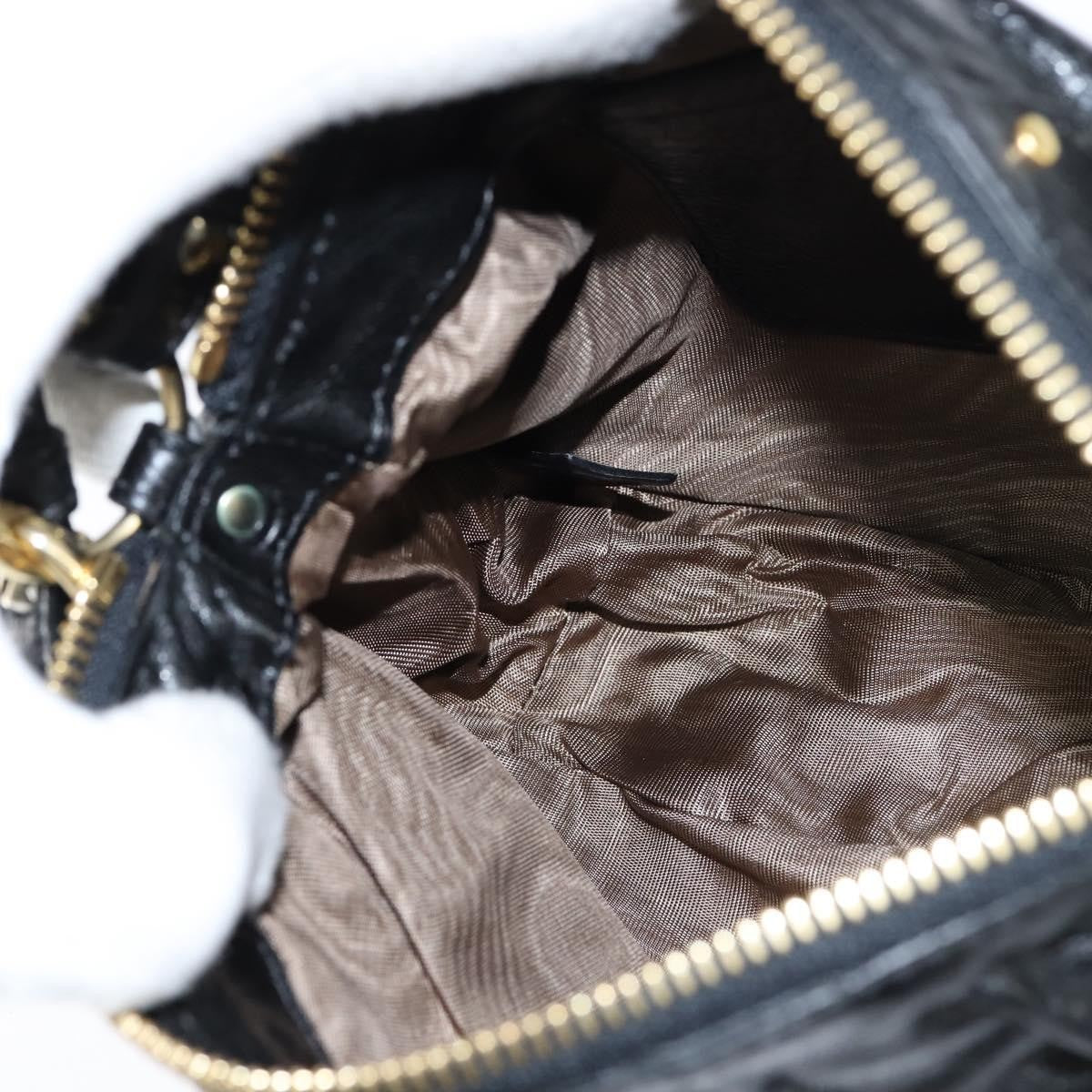 Chloe Vintage Shoulder Bag Leather, BLACK, LEATHER, Shoulder bag