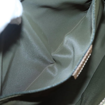 Christian Dior Vintage Trotter Double Pocket Tote Diorissimo Canvas, KHAKI, CANVAS, Tote bag