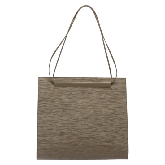 Louis Vuitton Saint Tropez Handbag Epi Leather, Gray, Leather, Shoulder Bag