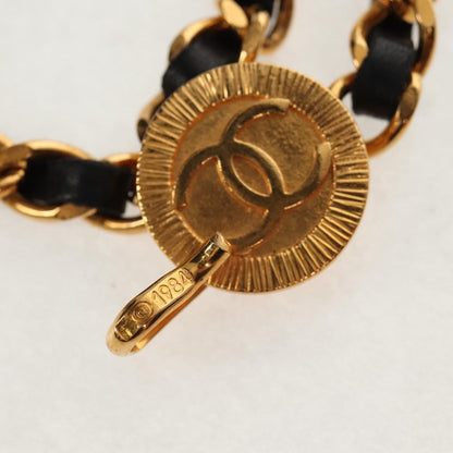 Chanel Vintage Multi-Chain Medallion Belt Metal and Leather, GOLD, METAL, Belts