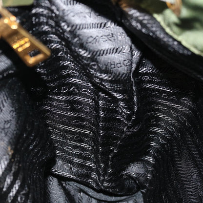 Prada Double Front Pocket Backpack Tessuto, KHAKI, NYLON, Backpack