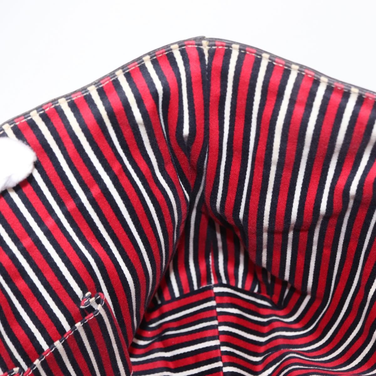 Gucci Abbey Tote GG Canvas with Leather, NAVY, CANVAS, Tote bag