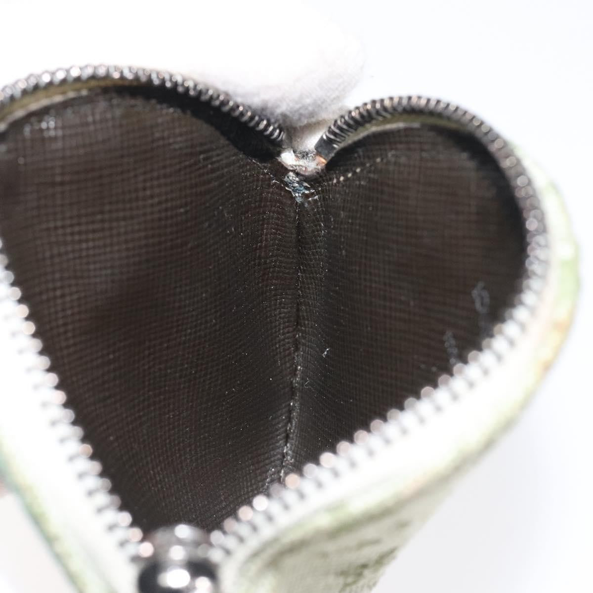 Louis Vuitton Round Coin Purse Mini Lin, KHAKI, CANVAS, Wallets