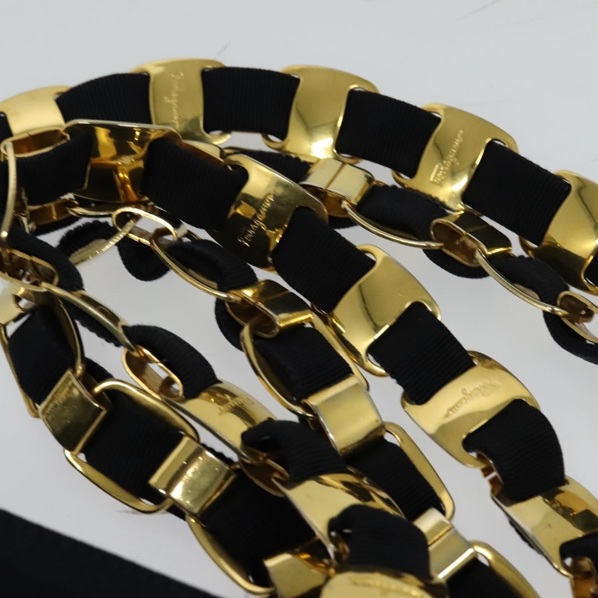 Salvatore Ferragamo Vala Shoulder Bag Canvas, NAVY, CANVAS, Shoulder bag