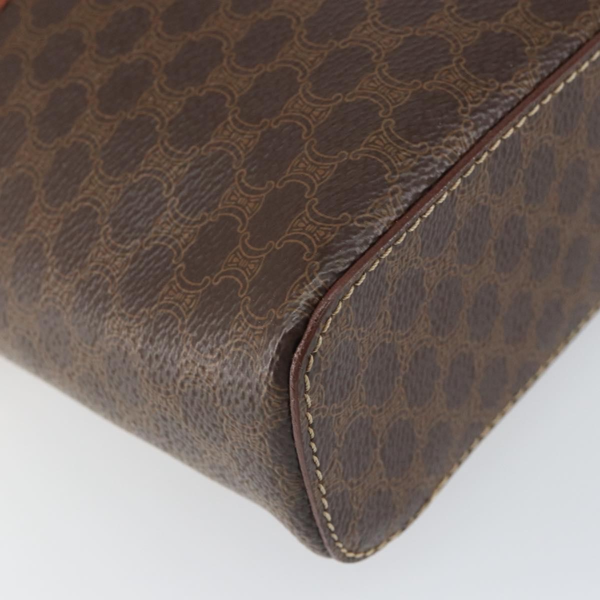 Celine Macadam Vanity Bag Canvas, BROWN, CANVAS, Clutche & pouche