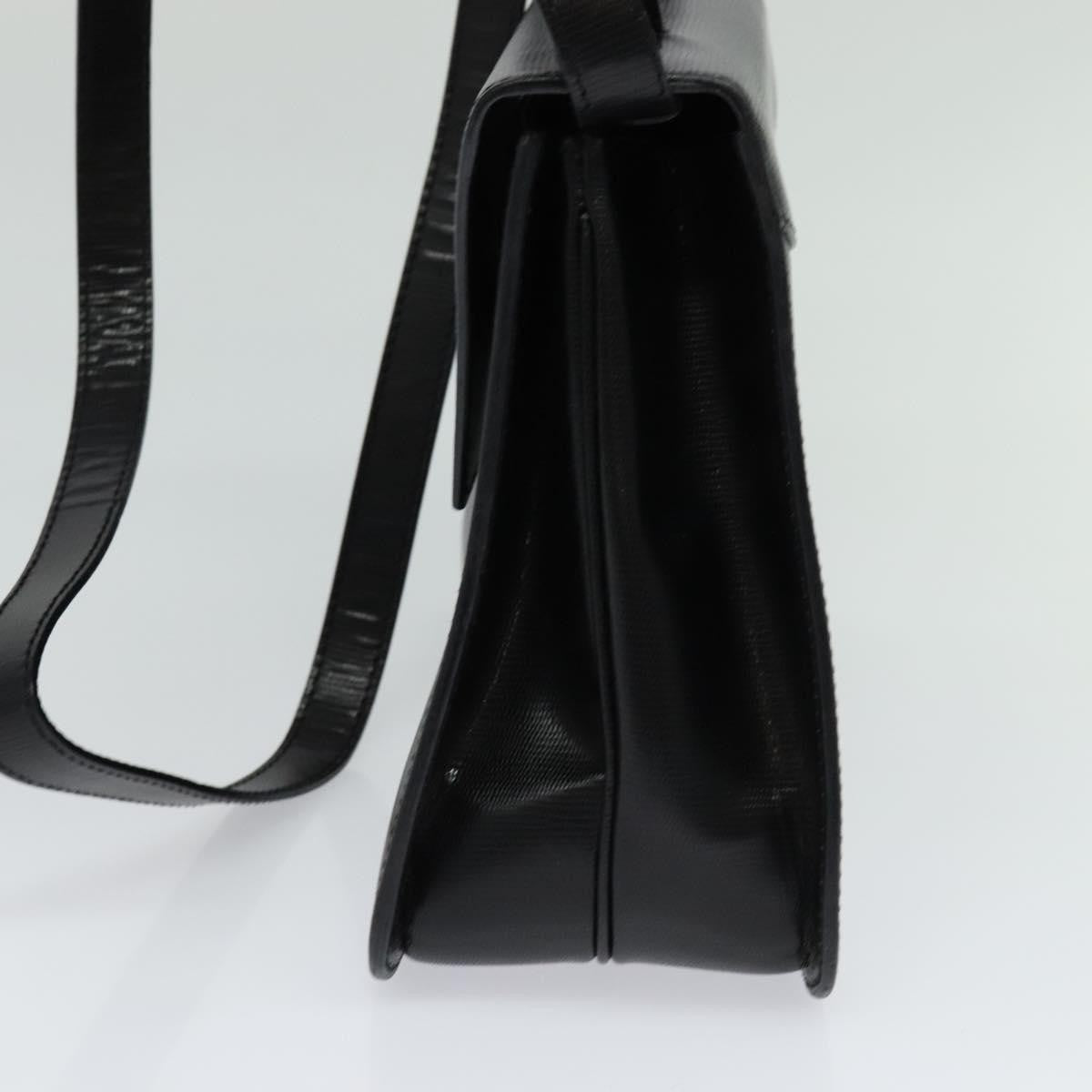 Celine Circle Logo Handbag Leather, BLACK, LEATHER, Handbag