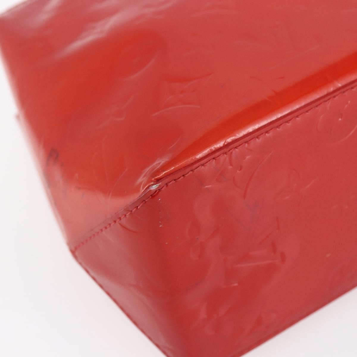 Louis Vuitton Reade Handbag Monogram Vernis, RED, PATENT_LEATHER, Handbag