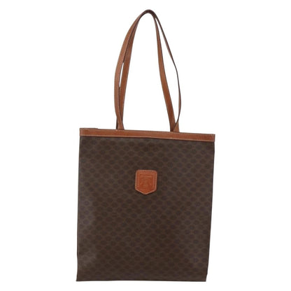 Celine Vintage Macadam Tote bag Canvas, BROWN, CANVAS, Tote bag