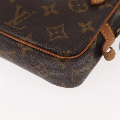 Louis Vuitton Pochette Marly Bandouliere Bag Monogram Canvas, BROWN, CANVAS, Shoulder bag