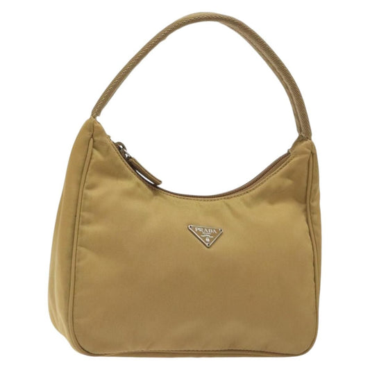 Prada Hobo Tessuto, BEIGE, NYLON, Clutche & pouche