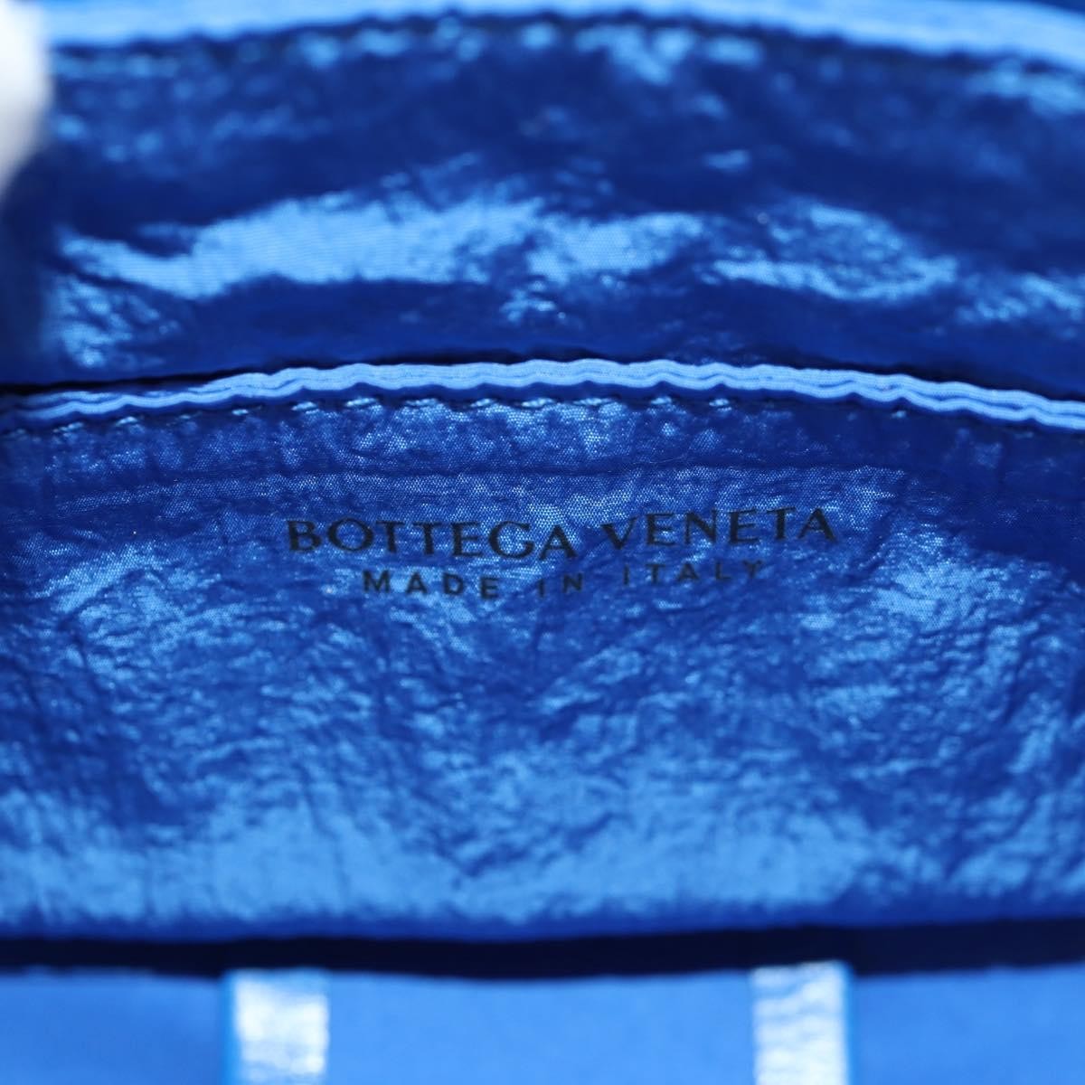 Bottega Veneta Fun Cassette Crossbody Bag Maxi Intrecciato Leather, BLUE, LEATHER, Crossbody bag