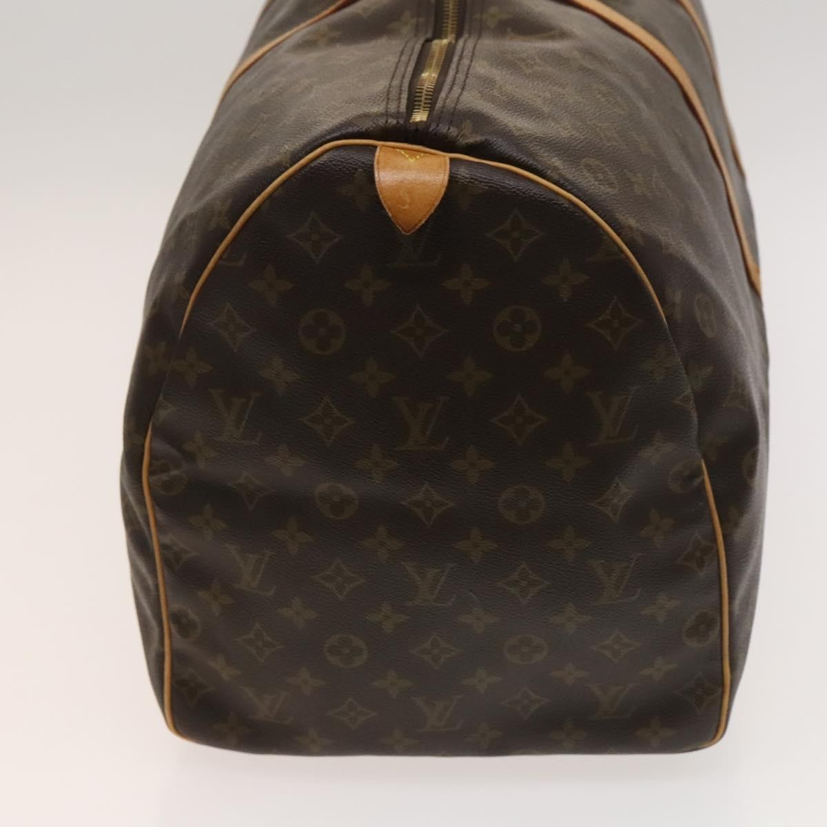 Louis Vuitton Keepall Bag Monogram Canvas, BROWN, CANVAS, Travel bag