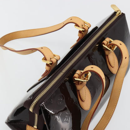 Louis Vuitton Rosewood Avenue Handbag Monogram Vernis, Purple, Patent Leather, Handbag