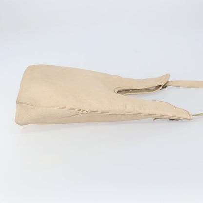 Hermes Massai Bag Leather, BEIGE, LEATHER, Shoulder bag