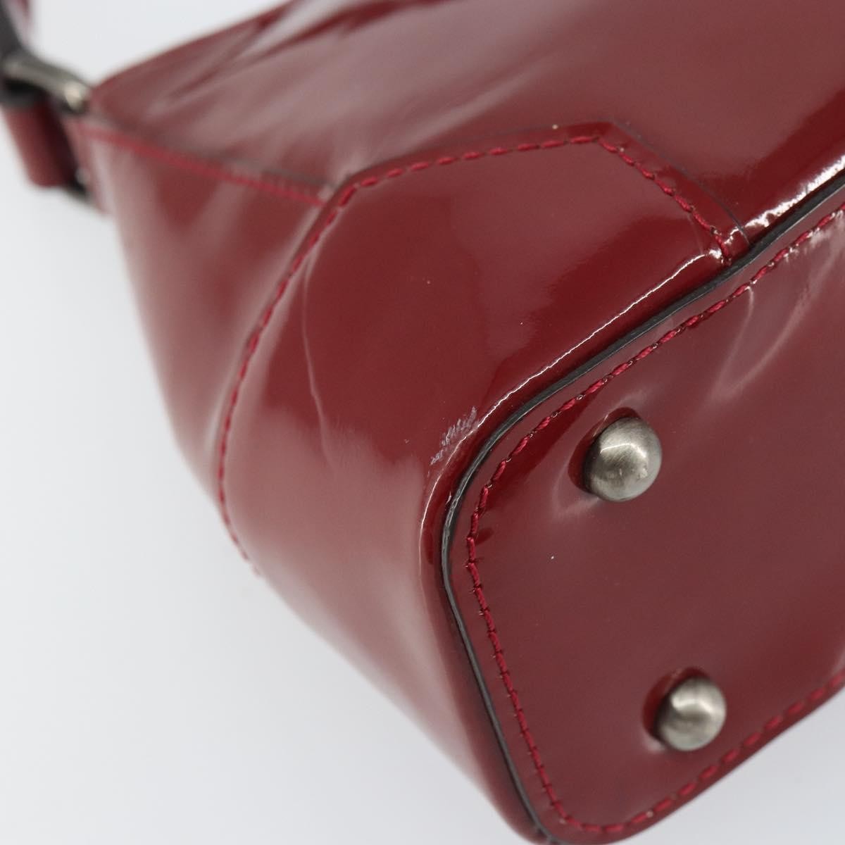 Burberry Vintage Shoulder Bag Patent leather, RED, PATENT_LEATHER, Shoulder bag