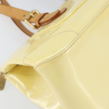 Louis Vuitton Rosewood Avenue Handbag Monogram Vernis, BEIGE, PATENT_LEATHER, Handbag