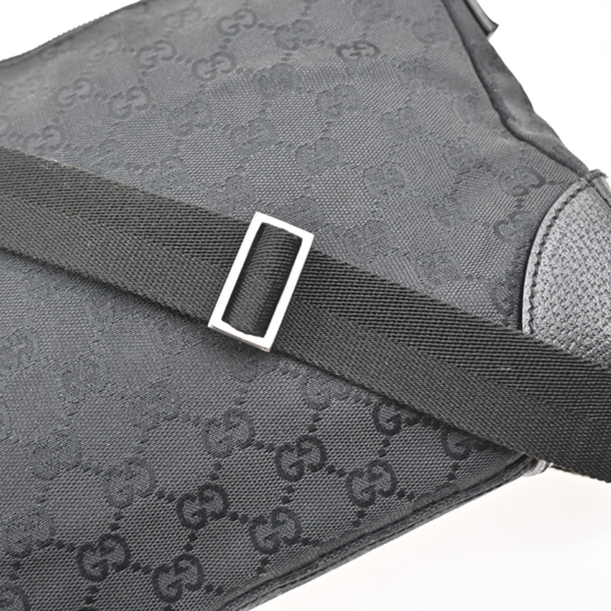 Gucci Joy Messenger Bag GG Canvas, Black, Canvas, Shoulder Bag