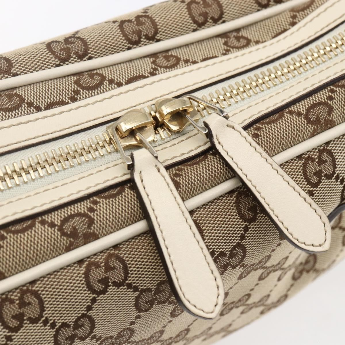Gucci New Britt Boston Bag GG Canvas, BEIGE, CANVAS, Travel bag