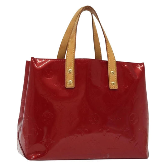Louis Vuitton Reade Handbag Monogram Vernis, RED, PATENT_LEATHER, Handbag