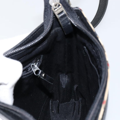 Burberry Nova check Shoulder bag Canvas, BEIGE, LEATHER, Shoulder bag