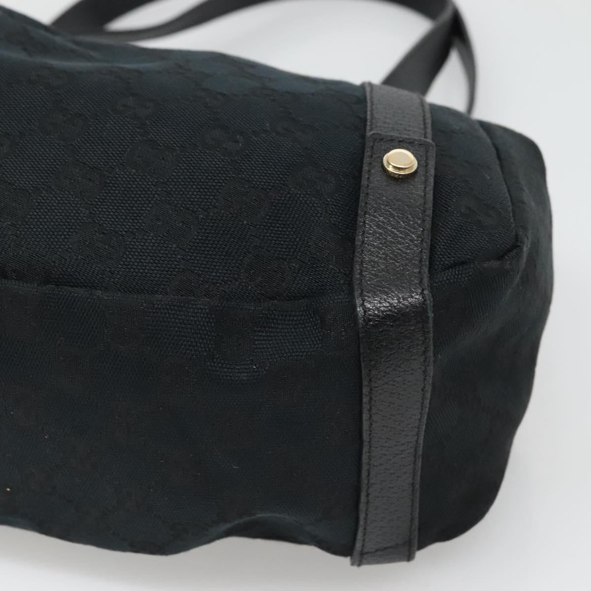 Gucci Abbey Shoulder Bag GG Canvas, BLACK, CANVAS, Shoulder bag