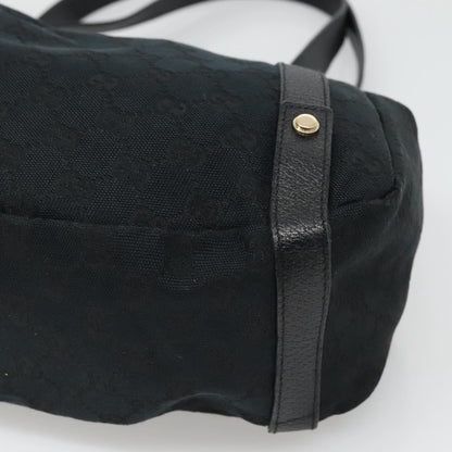 Gucci Abbey Shoulder Bag GG Canvas, BLACK, CANVAS, Shoulder bag