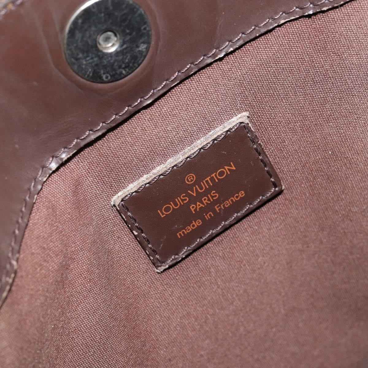 Louis Vuitton Mandara Handbag Epi Leather, BROWN, LEATHER, Shoulder bag