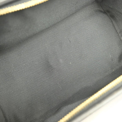 Fendi Vintage Pequin Convertible Boston Bag Coated Canvas, BROWN, CANVAS, Handbag