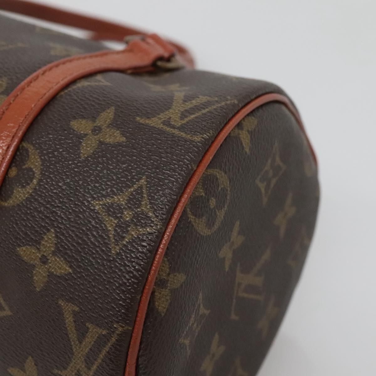 Louis Vuitton Papillon Handbag Monogram Canvas, BROWN, CANVAS, Handbag