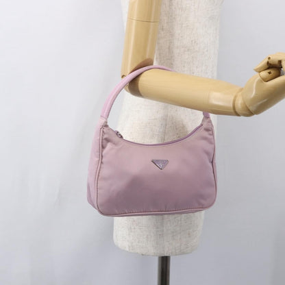 Prada Hobo Tessuto, PINK, NYLON, Handbag