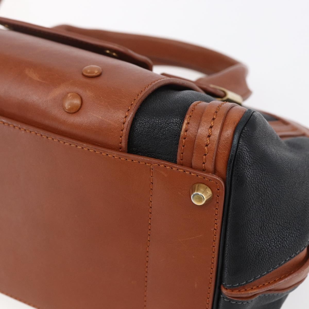 Chloe Alice Satchel Leather, BROWN, LEATHER, Handbag