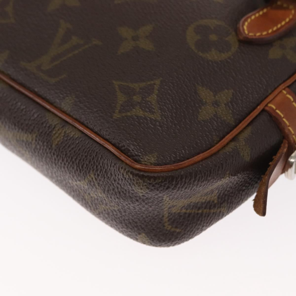 Louis Vuitton Pochette Marly Bandouliere Bag Monogram Canvas, BROWN, CANVAS, Shoulder bag