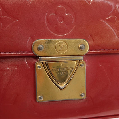Louis Vuitton Malibu Street Handbag Monogram Vernis, RED, PATENT_LEATHER, Clutche & pouche