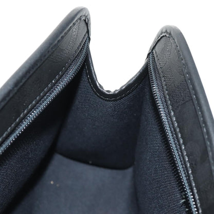 Christian Dior Vintage Trotter Pouch Diorissimo Canvas, BLACK, PVC, Clutche & pouche