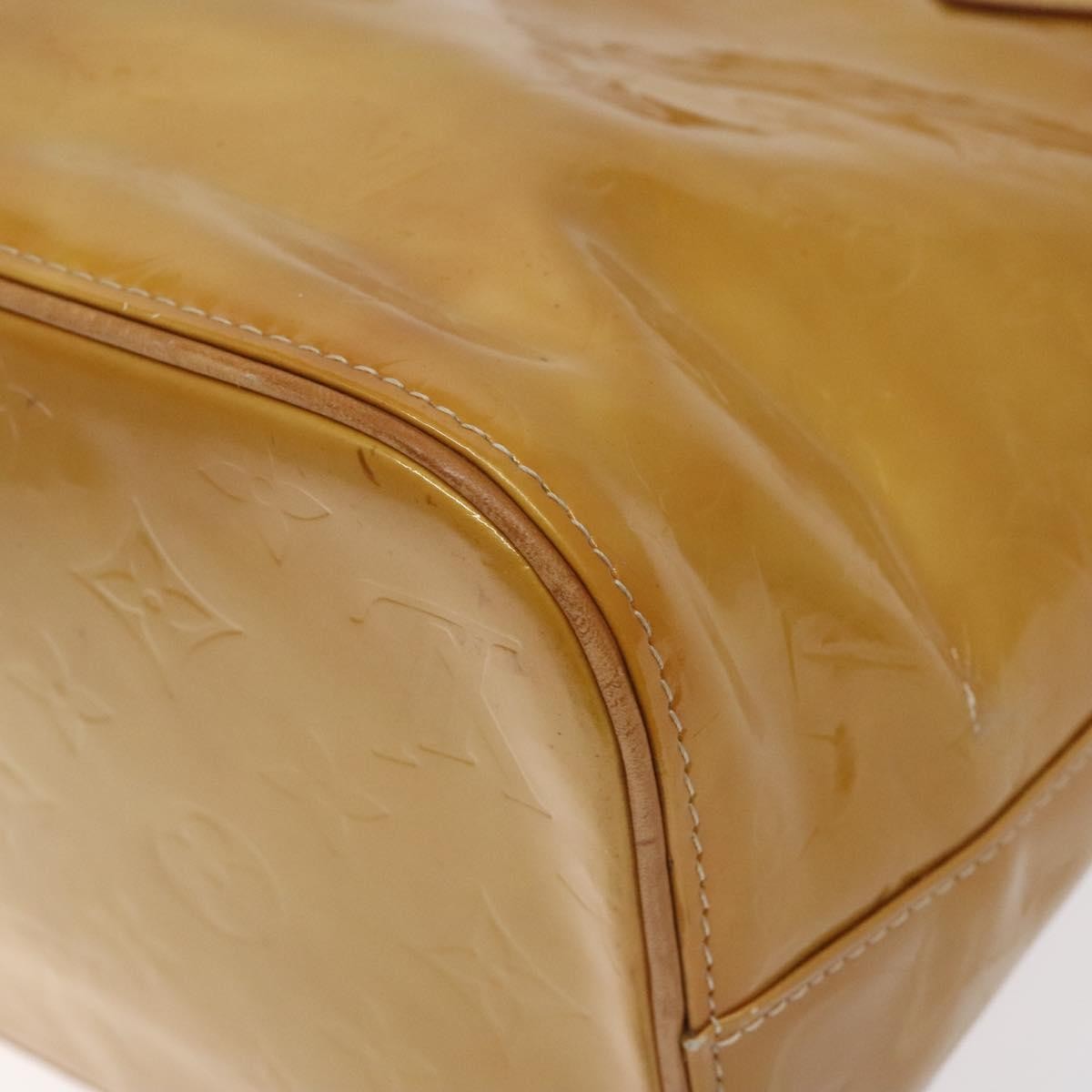Louis Vuitton Houston Handbag Monogram Vernis, BEIGE, PATENT_LEATHER, Handbag