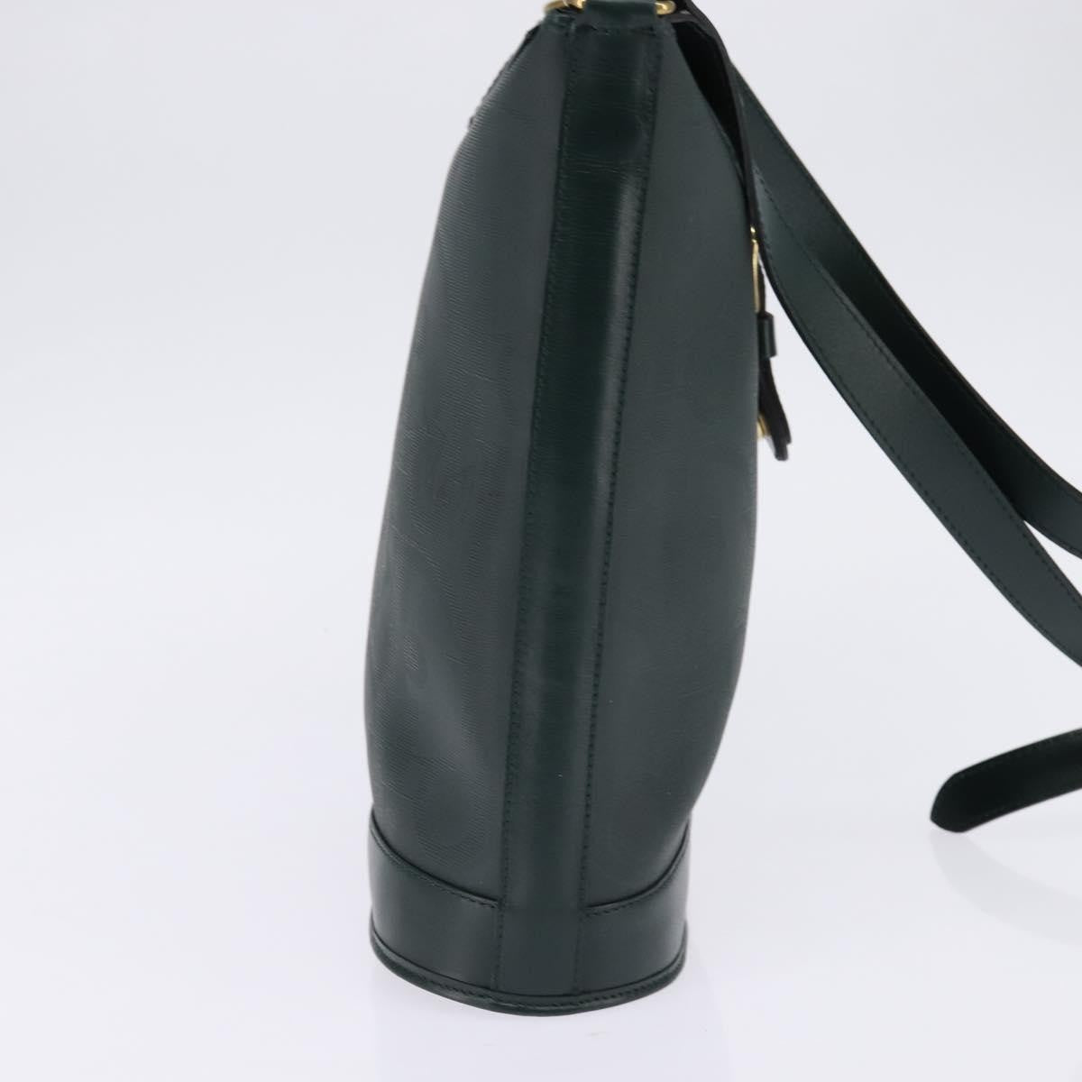 Christian Dior Vintage Trotter Crossbody Bag Canvas, GREEN, CANVAS, Shoulder bag