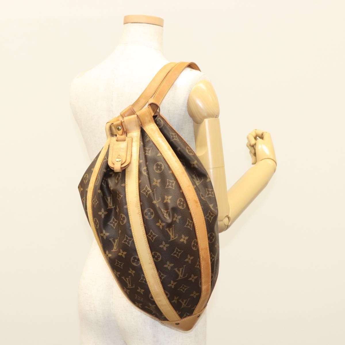 Louis Vuitton Romeo Gigli Handbag Monogram Canvas, BROWN, CANVAS, Shoulder bag