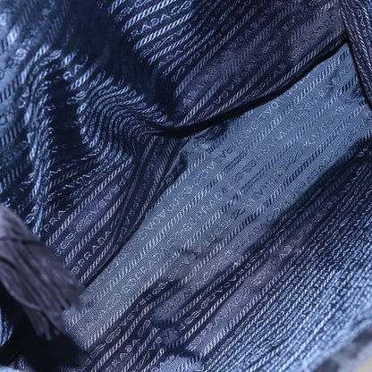 Prada Front Pocket Zip Tote Tessuto, BLACK, NYLON, Tote bag