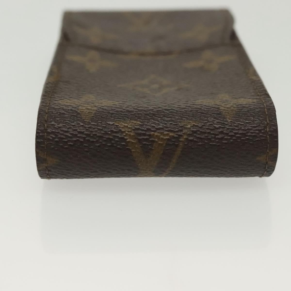 Louis Vuitton Etui Cigarette Case Monogram canvas, BROWN, CANVAS, Toiletry Case